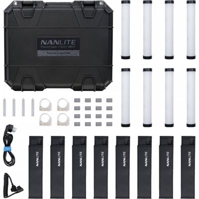 Комплект  Nanlite PavoTube II 6XR RGBWW 8Kit восемь светодиодных осветительных трубок c аксессуарами в кейсе