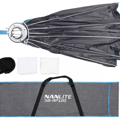 Быстроскладной параболический софтбокс Nanlite Rapid 120