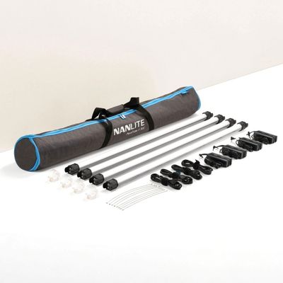 Комплект Nanlite PavoTube II 30C RGBWW KIT4 четыре светодиодные осветительные трубки с аксессуарами