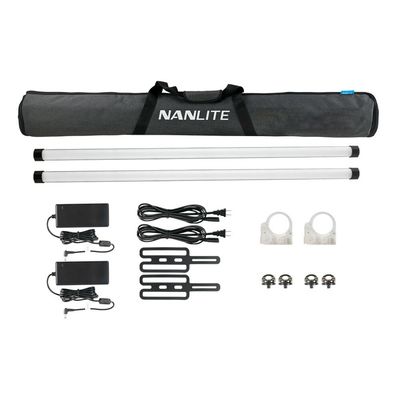 Комплект Nanlite PavoTube II 30X RGBWW KIT2  две светодиодные осветительные трубки с аксессуарами